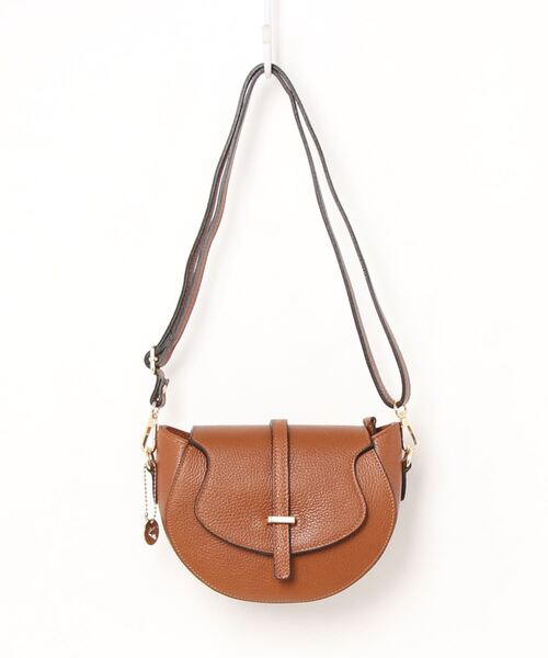 LAURA DI MAGGIO（ローラディマッジオ）の「【LAURA DI MAGGIO/ローラディマッジオ】レザー ショルダーバッグ（ショルダーバッグ・レディース・ブラック/ブラウン・FREE）」の4枚目の写真