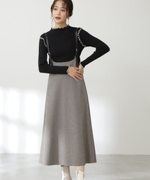 N.（N. Natural Beauty Basic） | 【追加生産】◆サスペンダー付スカート(スカート)