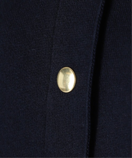 SLOBE IENA（スローブイエナ）の「ダブルフェイスクルージャケット【手洗い可能】◆（ノーカラージャケット・レディース・グリーン・FREE）」の7枚目の写真