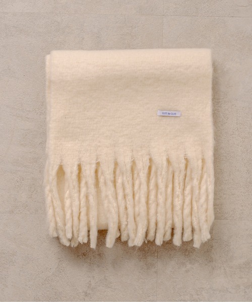 OLIVE des OLIVE（オリーブデオリーブ）の「【ZOZO限定カラー有】ブークレマフラー（マフラー・レディース・ベージュ/モスグリーン/ターコイズブルー/オフホワイト/ライトグレー・FREE）」の10枚目の写真