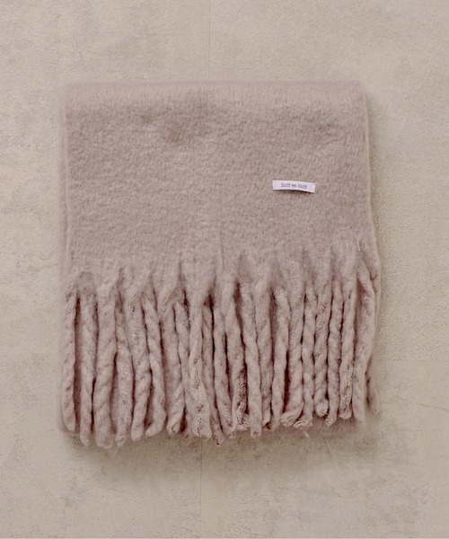 OLIVE des OLIVE（オリーブデオリーブ）の「【ZOZO限定カラー有】ブークレマフラー（マフラー・レディース・ベージュ/モスグリーン/ターコイズブルー/オフホワイト/ライトグレー・FREE）」の21枚目の写真