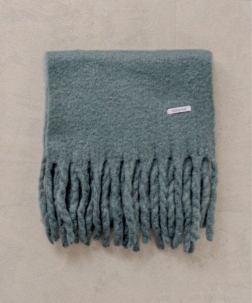 OLIVE des OLIVE（オリーブデオリーブ）の「【ZOZO限定カラー有】ブークレマフラー（マフラー・レディース・ベージュ/モスグリーン/ターコイズブルー/オフホワイト/ライトグレー・FREE）」の19枚目の写真