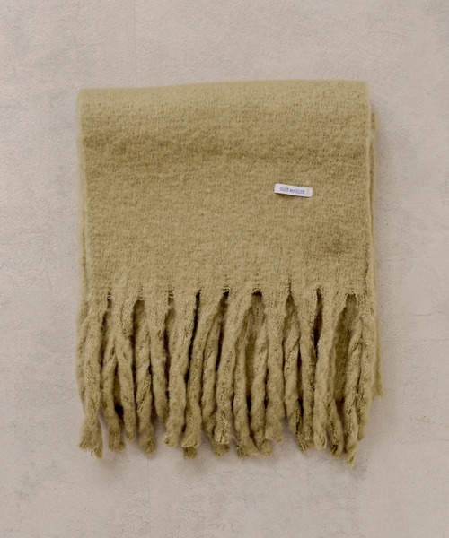 OLIVE des OLIVE（オリーブデオリーブ）の「【ZOZO限定カラー有】ブークレマフラー（マフラー・レディース・ベージュ/モスグリーン/ターコイズブルー/オフホワイト/ライトグレー・FREE）」の17枚目の写真