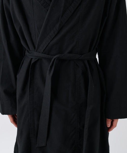 SAKULA(サクラ)の「■【SAKULA/サクラ】ショールカラーガウンコート(その他アウター・メンズ・チャコールグレー/ブラック・1/2)」の17枚目の写真