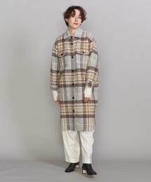 TWEED MILL | 【別注】<TWEED MILL>チェックロングシャツ アウター(その他アウター)