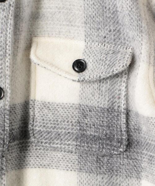 TWEED MILL(ツイードミル)の「【別注】<TWEED MILL>チェックロングシャツ アウター(その他アウター・レディース・ライトグレー/ブラウン・34)」の17枚目の写真