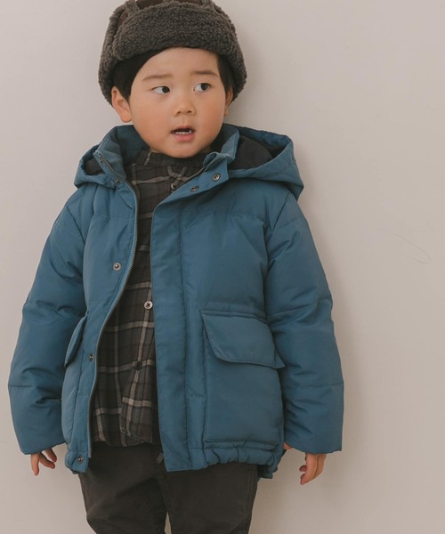 URBAN RESEARCH DOORS(アーバンリサーチドアーズ)の「ダウンジャケット(KIDS)(ダウンジャケット/コート・キッズ・ブラック/ブルー・120/105/135)」の1枚目の写真