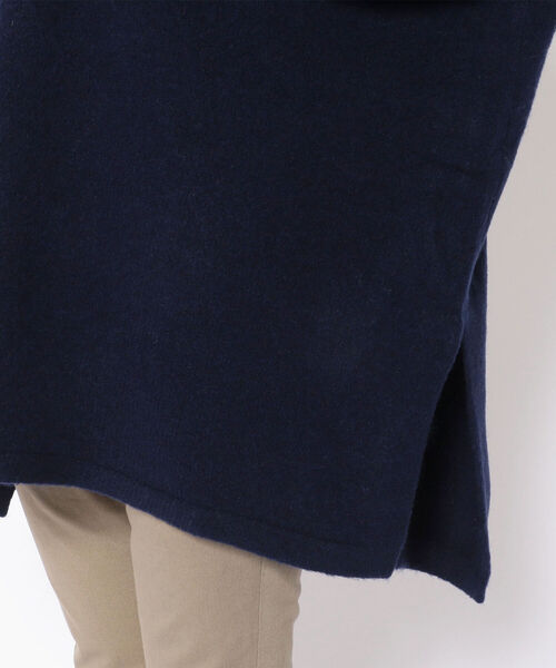 AVIREX（アヴィレックス）の「KNIT SOFT TURTLE WITH EMBLEM/ ニットソフトタートル ウィズエンブレム（ニット/セーター・レディース・グレー/ネイビー・FREE）」の9枚目の写真