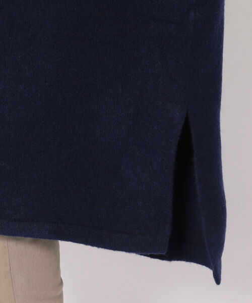 AVIREX（アヴィレックス）の「KNIT SOFT TURTLE WITH EMBLEM/ ニットソフトタートル ウィズエンブレム（ニット/セーター・レディース・グレー/ネイビー・FREE）」の7枚目の写真