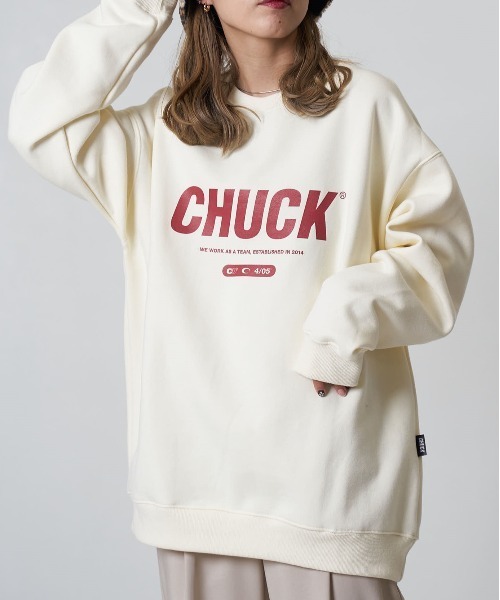 CHUCK（チャック）の「【CHUCK/チャック】SIGNATURE LOGO SWEAT/ワン 