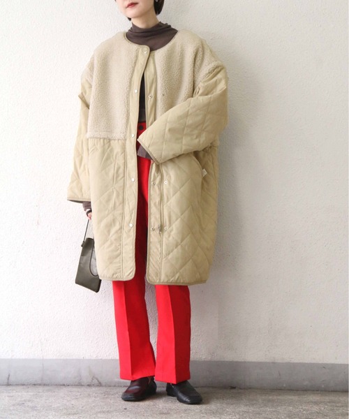 notch.（ノッチ）の「ボアキルティングリバーシブルコート（その他