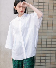 Munich | コットンナイロンヴィンテージブロード　ワイドスリーブシャツ(シャツ/ブラウス)