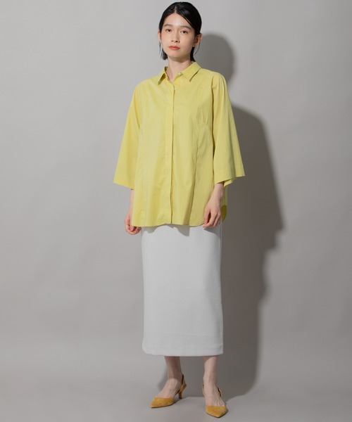 Munich(ミューニック)の「ヴィンテージブロードワイドスリーブシャツ(シャツ/ブラウス・レディース・ホワイト/ブラック/ベージュ/イエロー・FREE)」の14枚目の写真