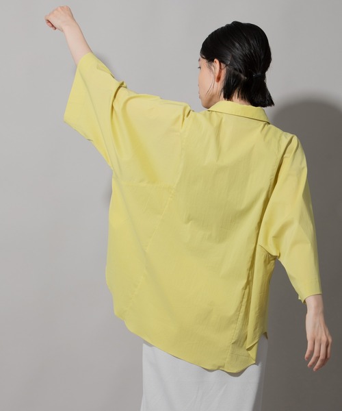 Munich(ミューニック)の「ヴィンテージブロードワイドスリーブシャツ(シャツ/ブラウス・レディース・ホワイト/ブラック/ベージュ/イエロー・FREE)」の20枚目の写真