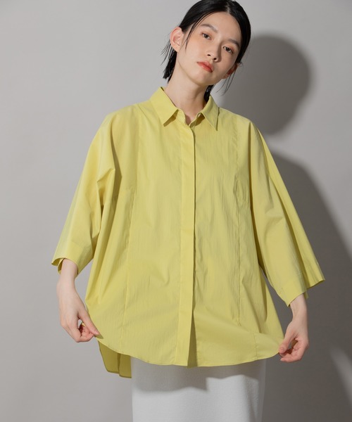 Munich(ミューニック)の「ヴィンテージブロードワイドスリーブシャツ(シャツ/ブラウス・レディース・ホワイト/ブラック/ベージュ/イエロー・FREE)」の17枚目の写真