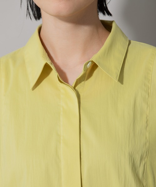 Munich(ミューニック)の「ヴィンテージブロードワイドスリーブシャツ(シャツ/ブラウス・レディース・ホワイト/ブラック/ベージュ/イエロー・FREE)」の22枚目の写真