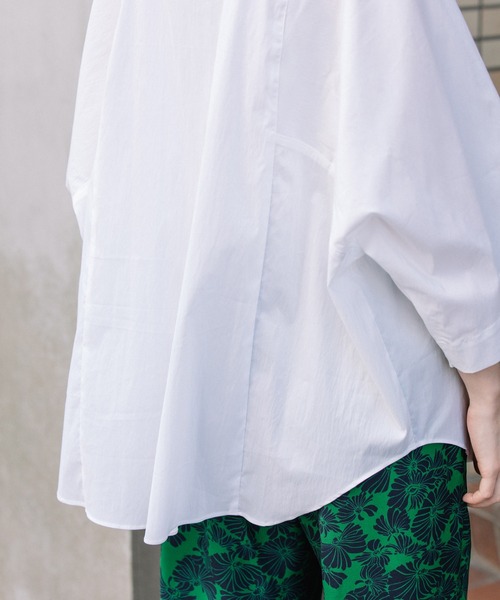 Munich(ミューニック)の「ヴィンテージブロードワイドスリーブシャツ(シャツ/ブラウス・レディース・ホワイト/ブラック/ベージュ/イエロー・FREE)」の13枚目の写真