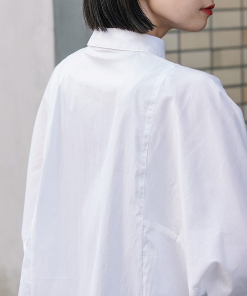 Munich(ミューニック)の「ヴィンテージブロードワイドスリーブシャツ(シャツ/ブラウス・レディース・ホワイト/ブラック/ベージュ/イエロー・FREE)」の10枚目の写真