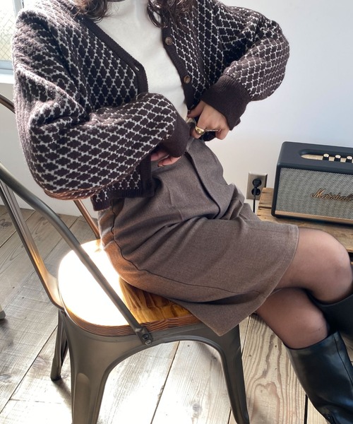 archives(アルシーヴ)の「ストレッチギャバハーフパンツ(その他パンツ・レディース・グリーン/ブラック/モカ・MEDIUM)」の15枚目の写真