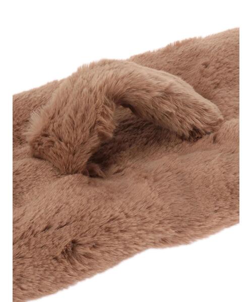 Green Parks(グリーンパークス)の「・キリカエエコファーティペット*(ストール/ショール・レディース・ブラック/ブラウン/アイボリー・FREE)」の5枚目の写真