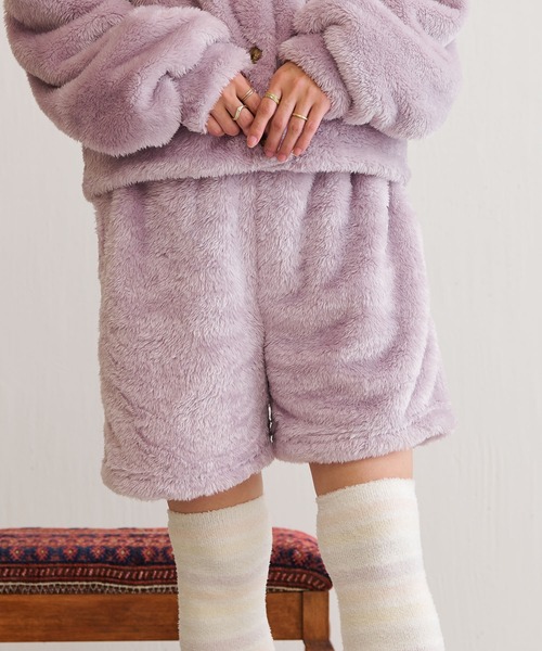 BONbazaar（ボンバザール）の「シェルパフリースワンマイルショートパンツ（その他パンツ・レディース・バイオレット/ブラック・FREE）」の16枚目の写真