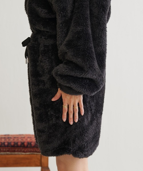 BONbazaar（ボンバザール）の「シェルパフリースワンマイルショートパンツ（その他パンツ・レディース・バイオレット/ブラック・FREE）」の9枚目の写真