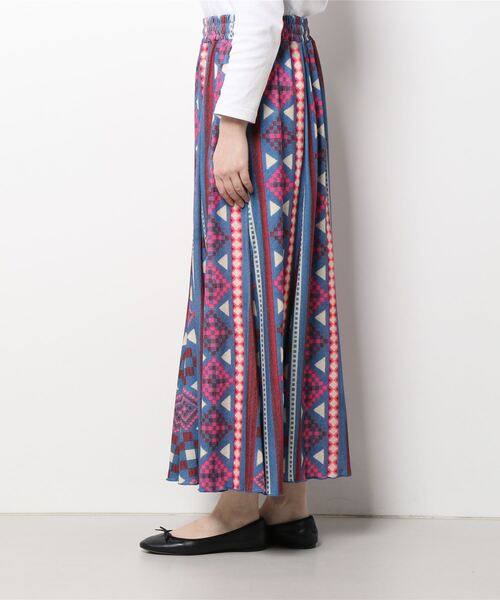 チチカカ（チチカカ）の「ファブリックプリントジャージースカート（スカート・レディース・ブラック/オレンジ/ブルー・SMALL/MEDIUM）」の21枚目の写真