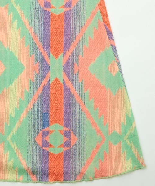 チチカカ（チチカカ）の「ファブリックプリントジャージースカート（スカート・レディース・ブラック/オレンジ/ブルー・SMALL/MEDIUM）」の17枚目の写真