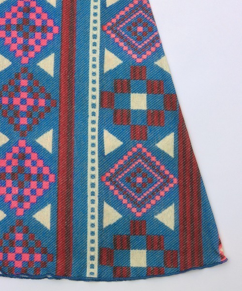 チチカカ（チチカカ）の「ファブリックプリントジャージースカート（スカート・レディース・ブラック/オレンジ/ブルー・SMALL/MEDIUM）」の18枚目の写真