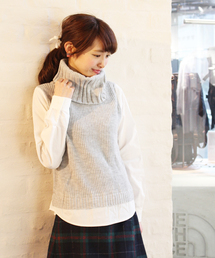 Chico | オフタートル重ね着TOPS(ニット/セーター)