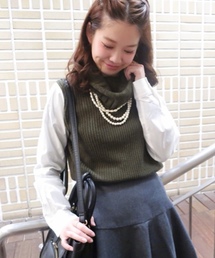 Chico | オフタートル重ね着TOPS(ニット/セーター)