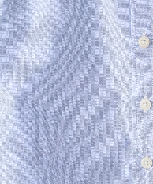 SHIPS（シップス）の「SHIPS KIDS:オックスフォード ボタンダウン 半袖 シャツ(100～130cm)（シャツ/ブラウス・キッズ・ホワイト/ライトブルー・110/120/130/100）」の5枚目の写真