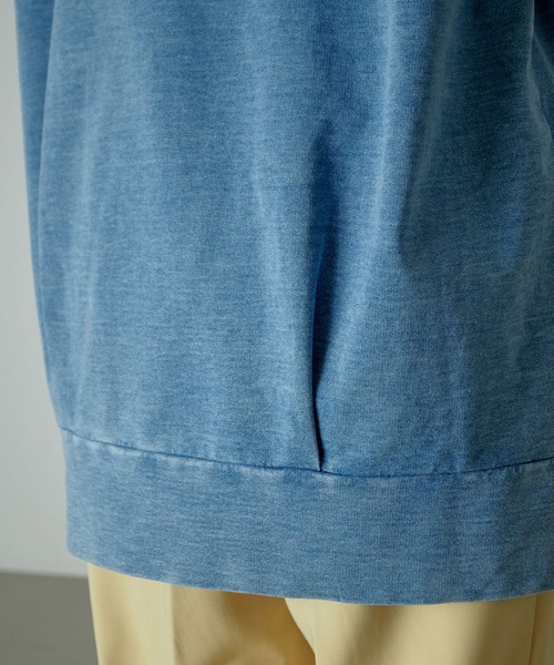 KANGOL EXTRA COMFORT(カンゴールエクストラコンフォート)の「【KANGOL EXTRA COMFORT(カンゴール エクストラコンフォート)】ビッグシルエット デニムZIPパーカー(パーカー・レディース・ブラック/サックスブルー/インディゴブルー・LL/M/L)」の7枚目の写真