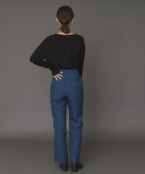 SENSE OF PLACE by URBAN RESEARCH（センスオブプレイスバイアーバンリサーチ）の「ランダムリブルーズトップ（Tシャツ/カットソー・レディース・ブラック/オフホワイト/ミント・ONE）」の8枚目の写真