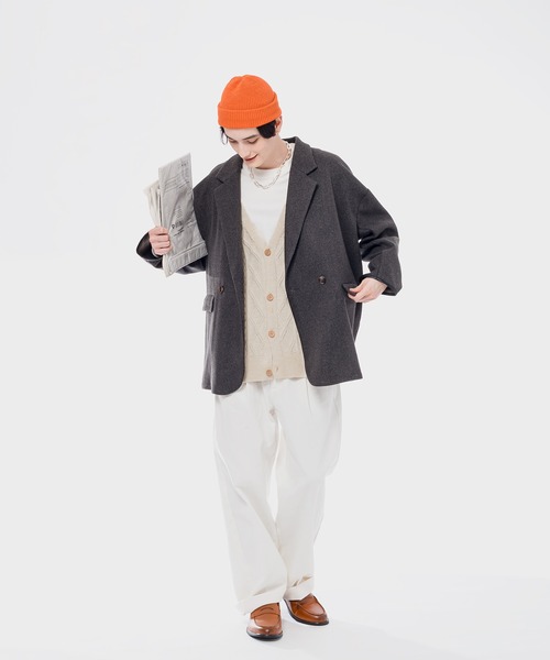 MUHET(ミュエータ)の「アソートニットベスト(ベスト・レディース・ダークグリーン/ネイビー/ピンク/オレンジ/アイボリー/キャメル・MEDIUM/X-LARGE)」の19枚目の写真