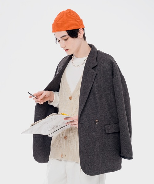 MUHET(ミュエータ)の「アソートニットベスト(ベスト・レディース・ダークグリーン/ネイビー/ピンク/オレンジ/アイボリー/キャメル・MEDIUM/X-LARGE)」の14枚目の写真