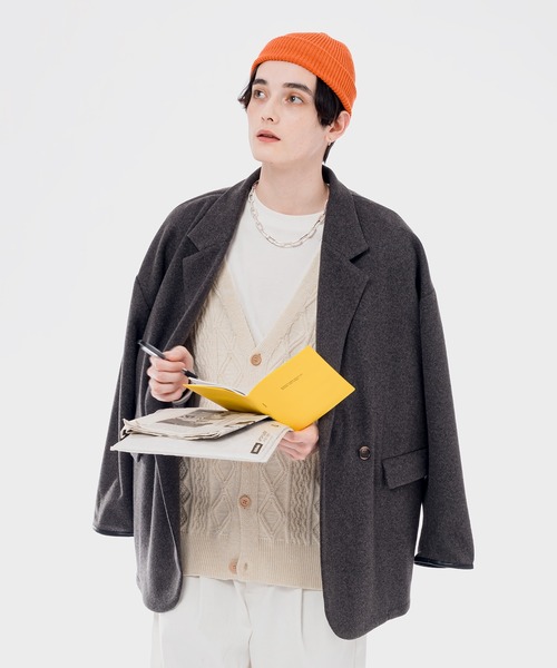 MUHET(ミュエータ)の「アソートニットベスト(ベスト・レディース・ダークグリーン/ネイビー/ピンク/オレンジ/アイボリー/キャメル・MEDIUM/X-LARGE)」の15枚目の写真