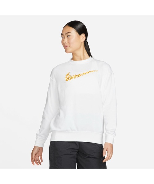 NIKE（ナイキ）の「ナイキ NIKE ナイキNSW スポーツ デイジー フリース L/S クルー（スウェット・レディース・ブラック/ホワイト・L/M/XL/S）」の2枚目の写真