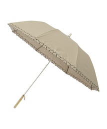 FURLA 傘 新品未使用 茶色 晴雨兼用日傘 折りたたみ傘 フルラ FURLA アーチロゴ 1級遮光 遮
