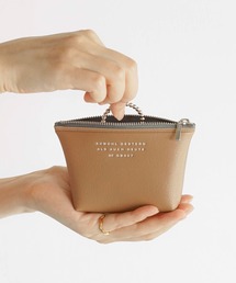 トラベルポーチ ブラウン ジッパー式 トラベル トラベルケース 小物」に該当するレディースのポーチ