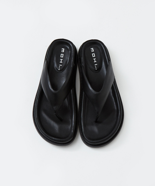 MOHI（モヒ）の「【MOHI】 トングサンダル（サンダル・レディース・ブラック/オフホワイト・38/39/35/36/37）」の11枚目の写真