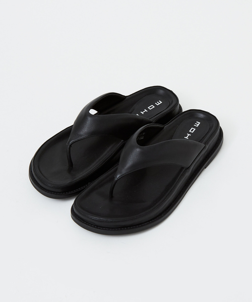 MOHI（モヒ）の「【MOHI】 トングサンダル（サンダル・レディース・ブラック/オフホワイト・38/39/35/36/37）」の8枚目の写真