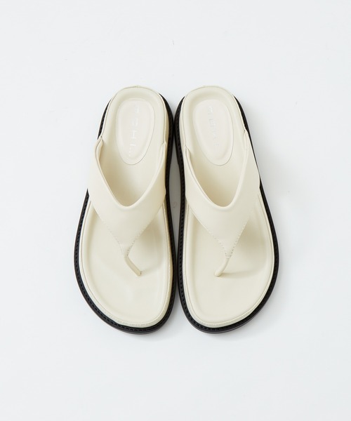 MOHI（モヒ）の「【MOHI】 トングサンダル（サンダル・レディース・ブラック/オフホワイト・38/39/35/36/37）」の17枚目の写真