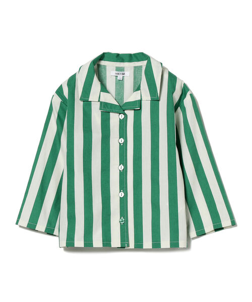 B:MING by BEAMS(ビーミングバイビームス)の「B:MING by BEAMS / ストライプ オープンカラー シャツ(90~140cm)(シャツ/ブラウス・キッズ・グリーン系その他/レッド系その他・110/130/120/140/90/100)」の22枚目の写真