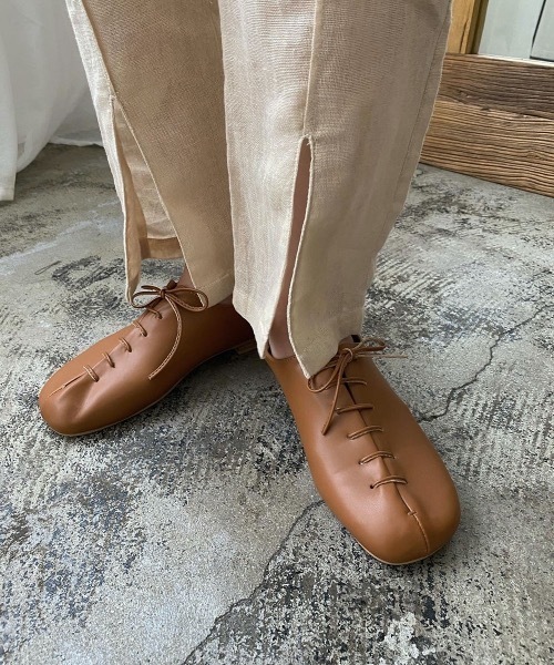 Amiur（エミレ）の「soft leather shoes（その他シューズ・レディース・ブラック/キャメル・S/M/L）」の7枚目の写真