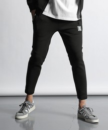 The DUFFER of ST.GEORGE | 〔BLACK LABEL〕"SORONA" DK SKINNY EASY PANTS：セットアップ ダンボールニット スキニーイージーパンツ(スウェットパンツ)
