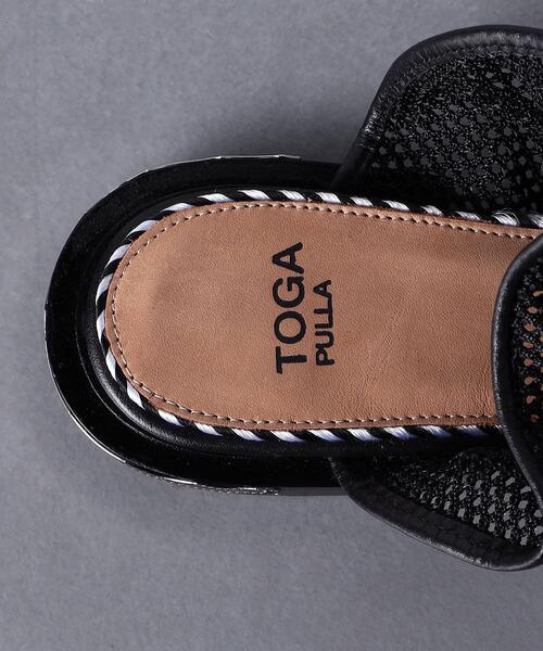 TOGA PULLA(トーガ プルラ)の「<TOGA PULLA(トーガ プルラ)>メッシュ コンチョ スリッパサンダル■■■(サンダル・レディース・ブラック・37/35/36/38)」の8枚目の写真