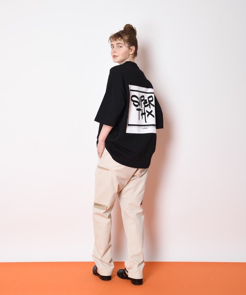 SUPERTHANKS（スーパーサンクス）の「ワンポイント＆バックプリントビッグシルエットTシャツ（ユニセックス）（Tシャツ/カットソー・メンズ・ホワイト/ブラック/ミント・M/L/S）」の14枚目の写真