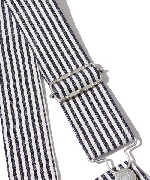 HARVESTY(ハーベスティ)の「HARVESTY/ハーベスティ ストライプオーバーオール オーバーサイズ ストライプ(サロペット/オーバーオール・メンズ・ホワイト系その他/ホワイト系その他2・1/2)」の5枚目の写真