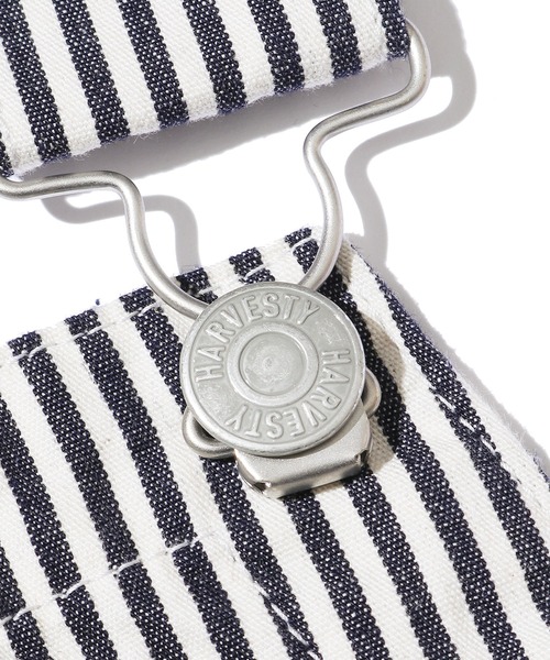 HARVESTY(ハーベスティ)の「HARVESTY/ハーベスティ ストライプオーバーオール オーバーサイズ ストライプ(サロペット/オーバーオール・メンズ・ホワイト系その他/ホワイト系その他2・1/2)」の7枚目の写真